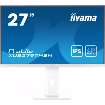 iiyama ProLite XUB2797HSN-W2 kompiuterio monitorius 68,6 cm (27 colių) 1920 x 1080 pikselių Full HD LED Baltas