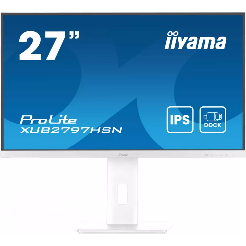 iiyama ProLite XUB2797HSN-W2 kompiuterio monitorius 68,6 cm (27 colių) 1920 x 1080 pikselių Full HD LED Baltas