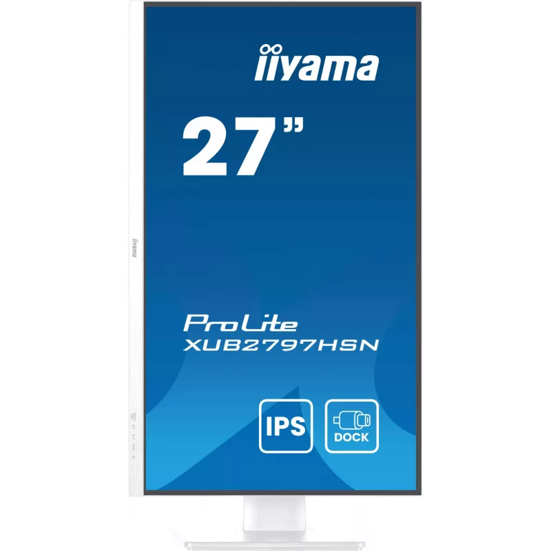 iiyama ProLite XUB2797HSN-W2 kompiuterio monitorius 68,6 cm (27 colių) 1920 x 1080 pikselių Full HD LED Baltas