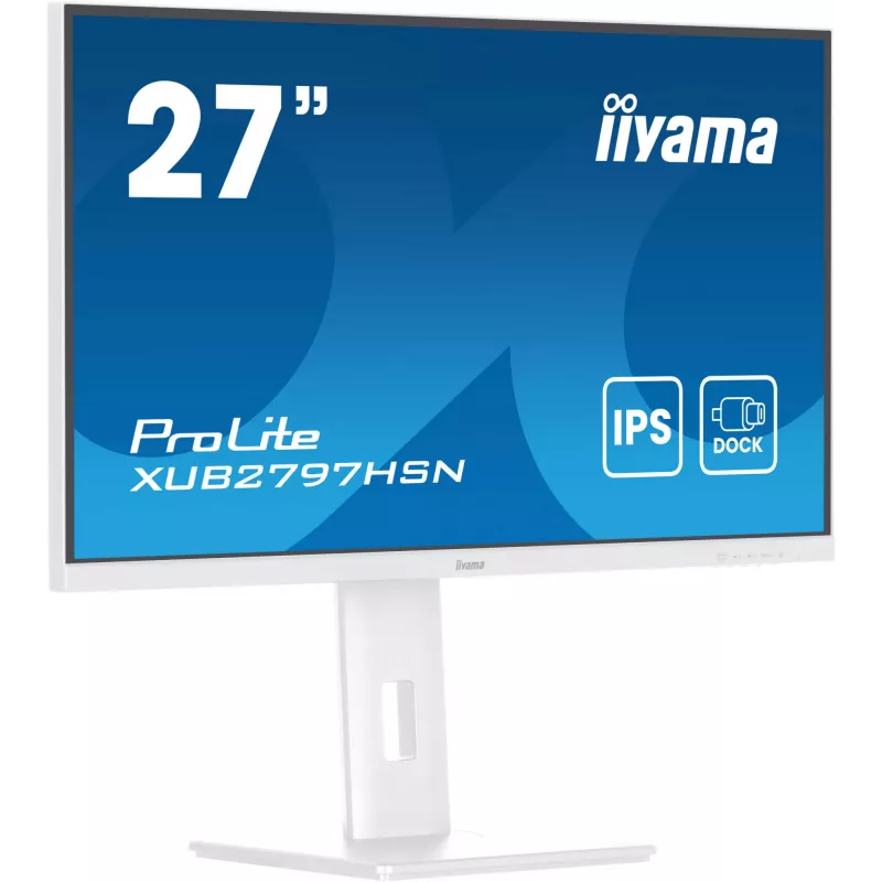 iiyama ProLite XUB2797HSN-W2 kompiuterio monitorius 68,6 cm (27 colių) 1920 x 1080 pikselių Full HD LED Baltas