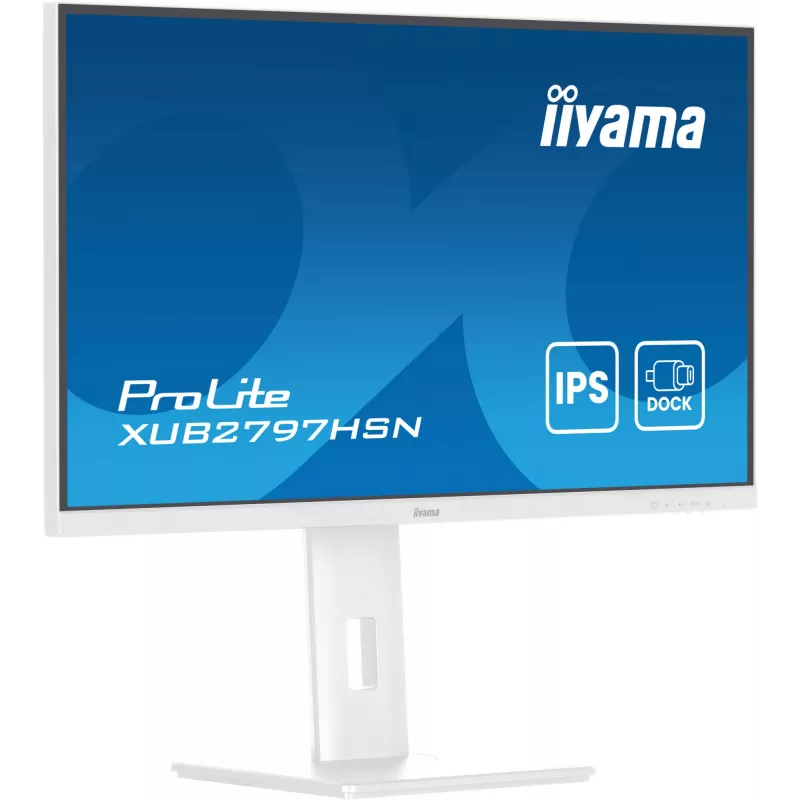 iiyama ProLite XUB2797HSN-W2 kompiuterio monitorius 68,6 cm (27 colių) 1920 x 1080 pikselių Full HD LED Baltas
