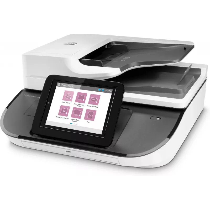 HP Flow 8500 fn2 plokščiasis ir automatinis dokumentų tiektuvas skaitytuvas 600 x 600 DPI
