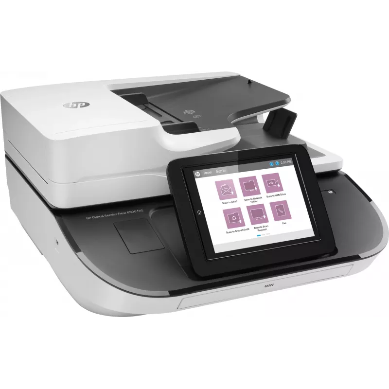 HP Flow 8500 fn2 plokščiasis ir automatinis dokumentų tiektuvas skaitytuvas 600 x 600 DPI
