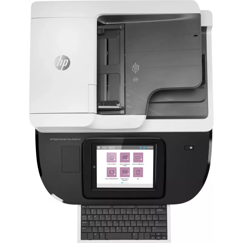 HP Flow 8500 fn2 plokščiasis ir automatinis dokumentų tiektuvas skaitytuvas 600 x 600 DPI