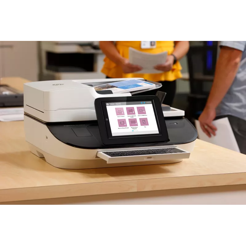 HP Flow 8500 fn2 plokščiasis ir automatinis dokumentų tiektuvas skaitytuvas 600 x 600 DPI