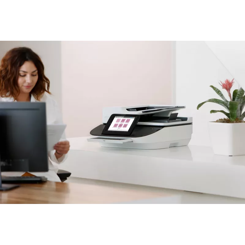 HP Flow 8500 fn2 plokščiasis ir automatinis dokumentų tiektuvas skaitytuvas 600 x 600 DPI