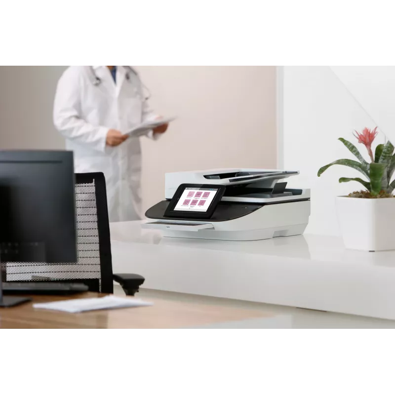 HP Flow 8500 fn2 plokščiasis ir automatinis dokumentų tiektuvas skaitytuvas 600 x 600 DPI
