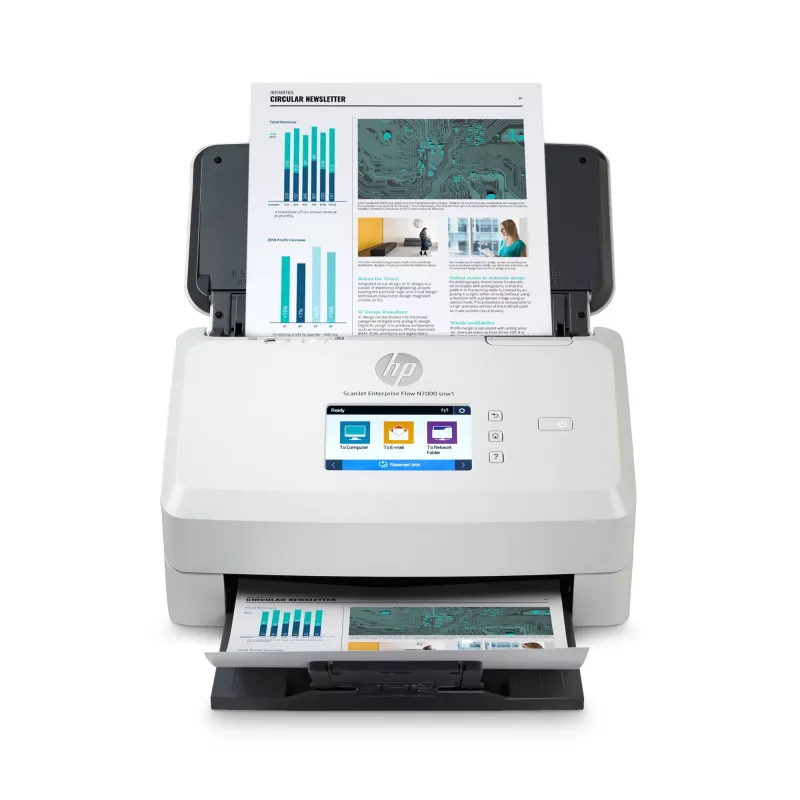 HP Scanjet Enterprise Flow N7000 lapinis skaitytuvas 600 x 600 DPI A4 Balta