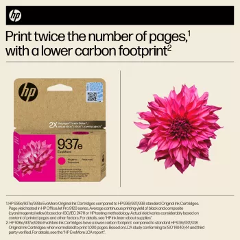 HP 937e EvoMore Magenta Originali Rašalo Kasetė