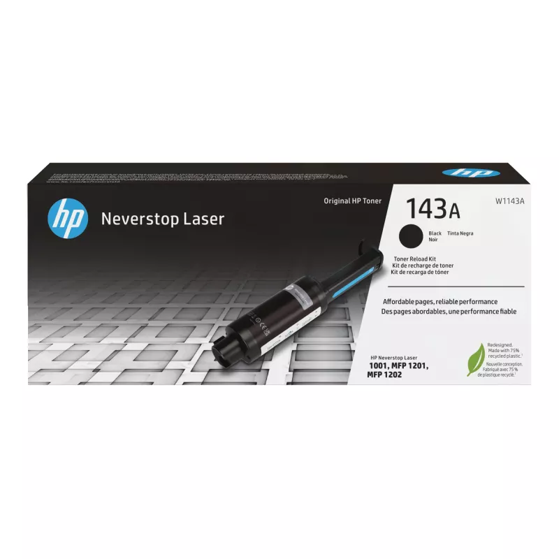 Tonerio papildymo rinkinys HP 143A Black Original Neverstop, 5000 puslapių