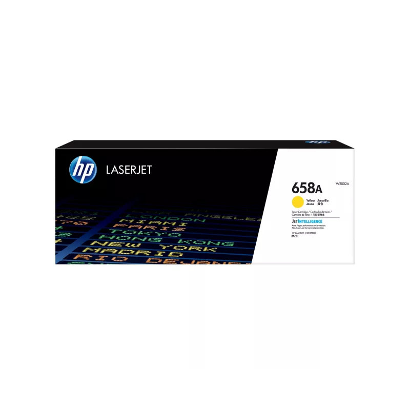 HP 658A Geltona Originali „LaserJet“ dažų kasetė, 6000 lapų, Geltona, 1 vnt.