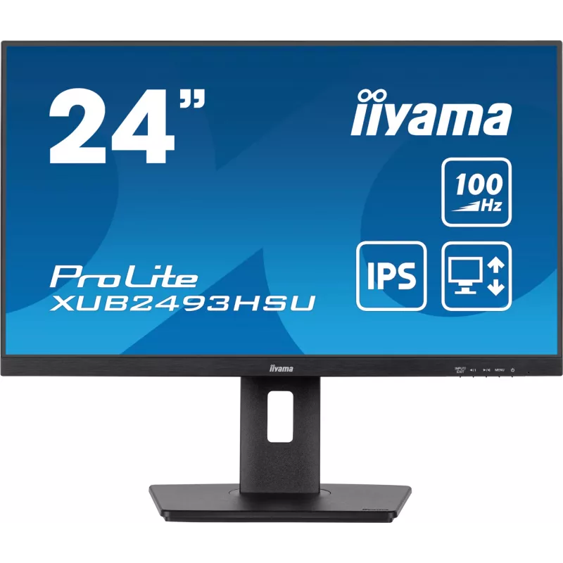 iiyama XUB2493HSU-B7 kompiuterio monitorius 60,5 cm (23,8 colio) 1920 x 1080 pikselių Full HD LED juodas
