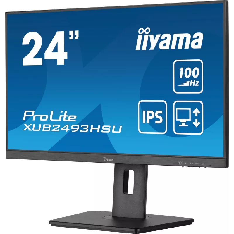 iiyama XUB2493HSU-B7 kompiuterio monitorius 60,5 cm (23,8 colio) 1920 x 1080 pikselių Full HD LED juodas