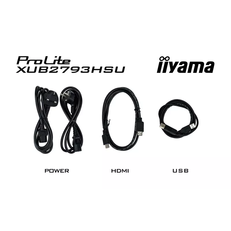 iiyama ProLite XUB2793HSU-B7 kompiuterio monitorius 68,6 cm (27 colių) 1920 x 1080 pikselių Full HD LED juodas