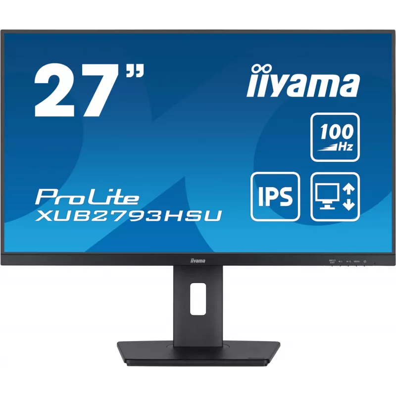 iiyama ProLite XUB2793HSU-B7 kompiuterio monitorius 68,6 cm (27 colių) 1920 x 1080 pikselių Full HD LED juodas
