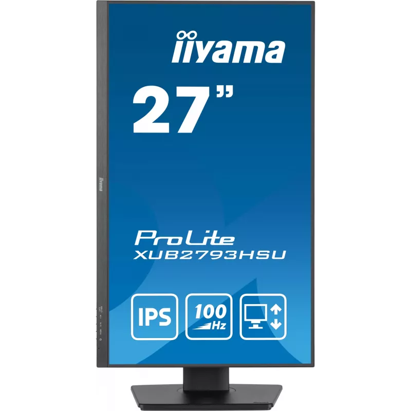 iiyama ProLite XUB2793HSU-B7 kompiuterio monitorius 68,6 cm (27 colių) 1920 x 1080 pikselių Full HD LED juodas