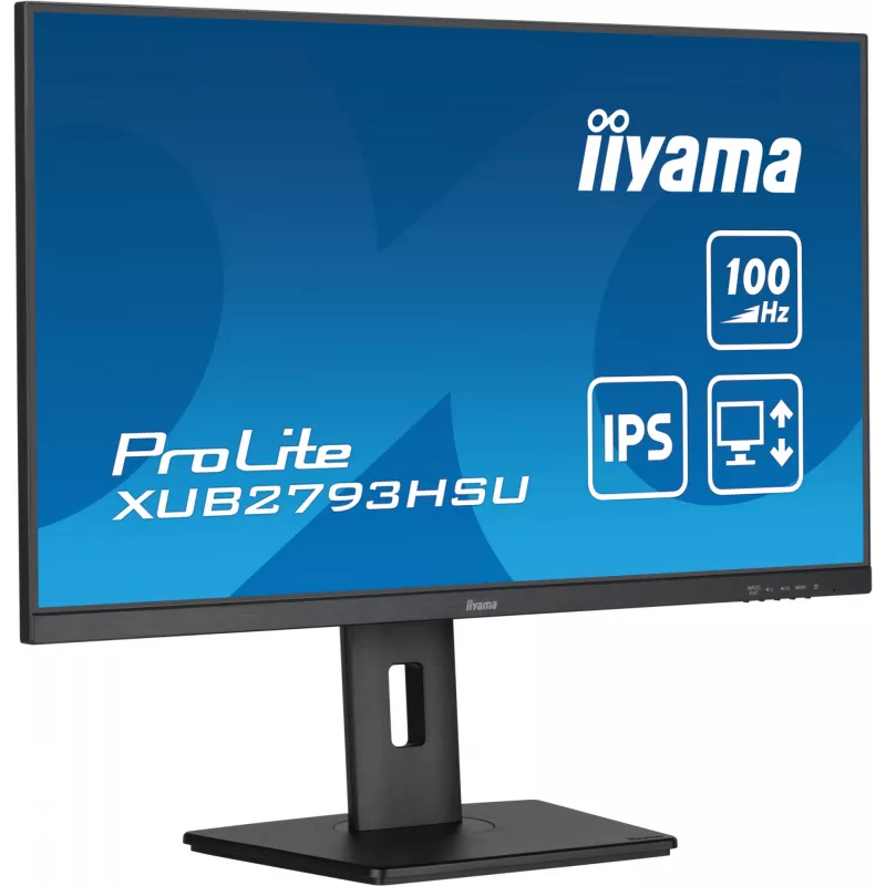 iiyama ProLite XUB2793HSU-B7 kompiuterio monitorius 68,6 cm (27 colių) 1920 x 1080 pikselių Full HD LED juodas