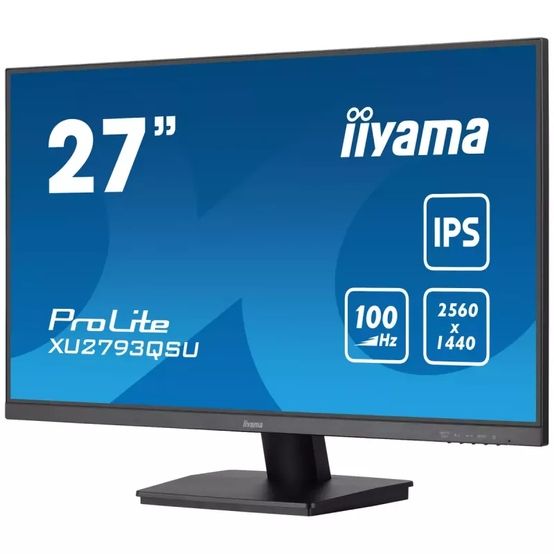 IIYAMA ProLite XU2793QSU-B7 kompiuterio monitorius 68,6 cm (27 colių) 2560 x 1440 pikselių Quad HD LED juodas