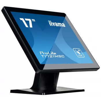 iiyama ProLite T1721MSC-B2 kompiuterio monitorius 43,2 cm (17 colių) 1280 x 1024 pikselių SXGA LED jutiklinis ekranas stalviršinis juodas