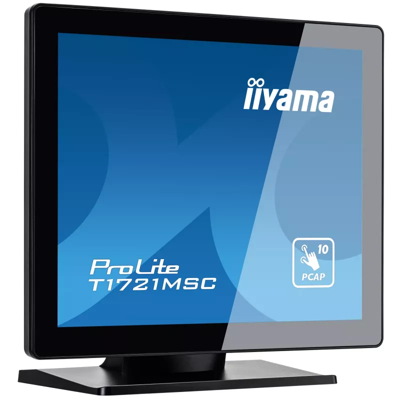 iiyama ProLite T1721MSC-B2 kompiuterio monitorius 43,2 cm (17 colių) 1280 x 1024 pikselių SXGA LED jutiklinis ekranas stalviršinis juodas