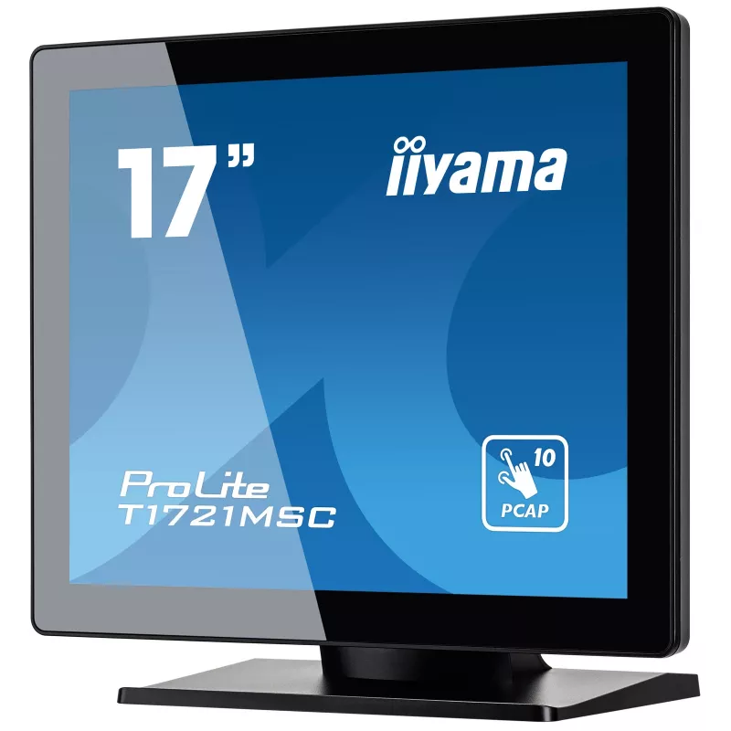 iiyama ProLite T1721MSC-B2 kompiuterio monitorius 43,2 cm (17 colių) 1280 x 1024 pikselių SXGA LED jutiklinis ekranas stalviršinis juodas