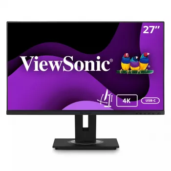 Viewsonic VG Series VG2756-4K kompiuterio monitorius 68,6 cm (27 colių) 3840 x 2160 pikselių 4K Ultra HD LED juodas