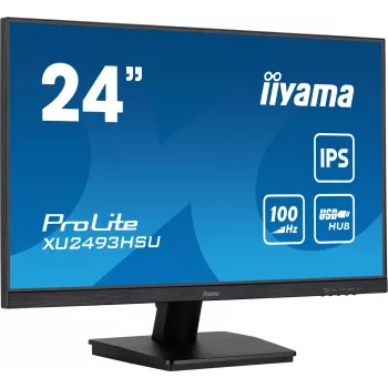 iiyama ProLite XU2493HSU-B7 kompiuterio monitorius 60,5 cm (23,8 colio) 1920 x 1080 pikselių Full HD LED juodas