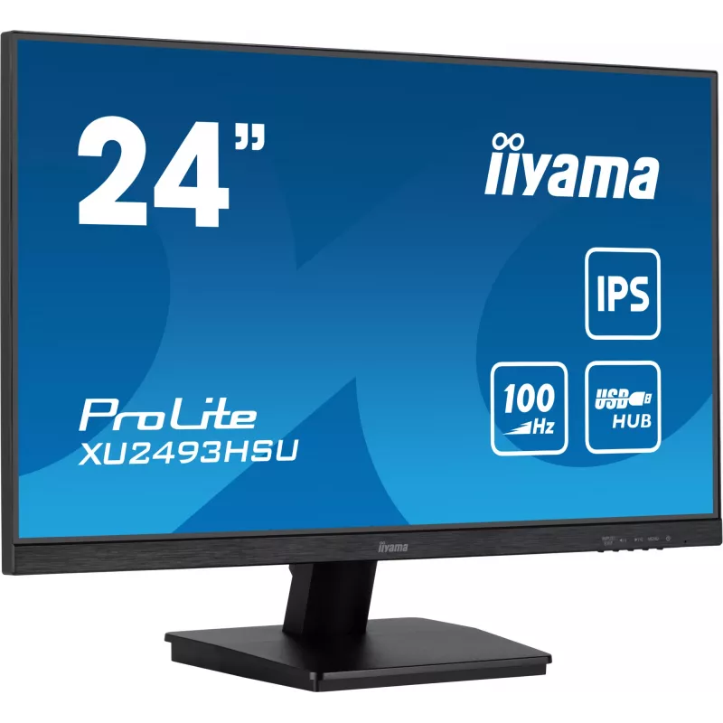 iiyama ProLite XU2493HSU-B7 kompiuterio monitorius 60,5 cm (23,8 colio) 1920 x 1080 pikselių Full HD LED juodas
