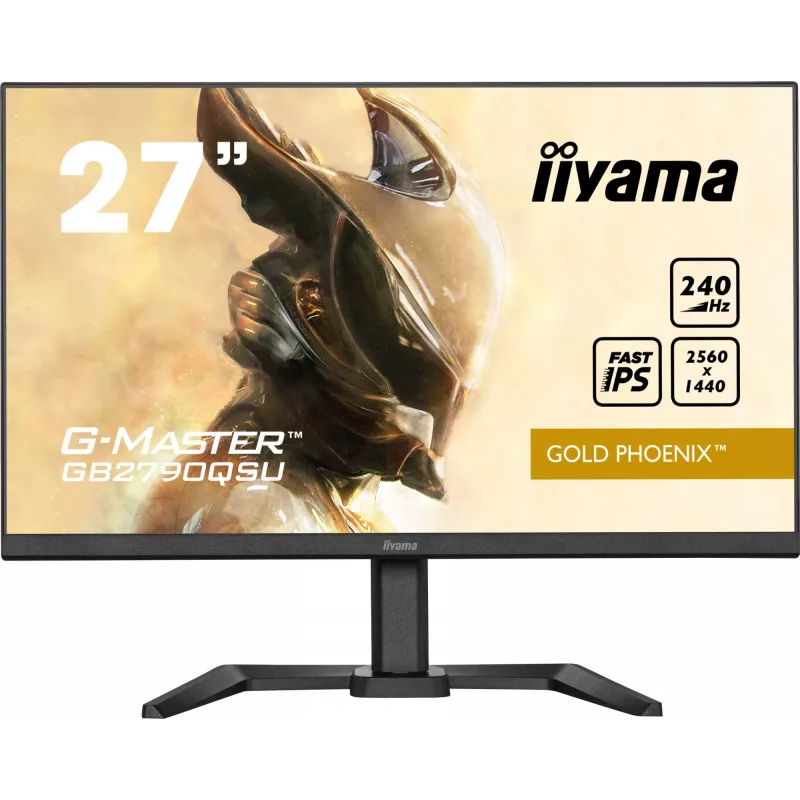 iiyama GB2790QSU-B5 kompiuterio monitorius 68,6 cm (27 colių) 2560 x 1440 pikselių Wide Quad HD LCD juodas