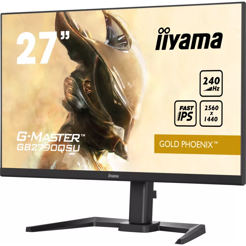 iiyama GB2790QSU-B5 kompiuterio monitorius 68,6 cm (27 colių) 2560 x 1440 pikselių Wide Quad HD LCD juodas