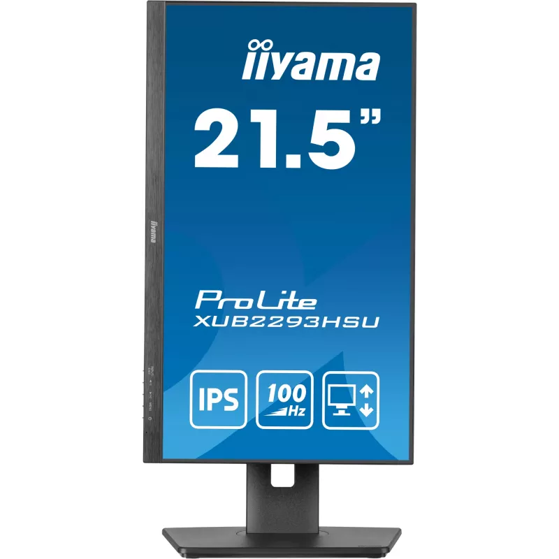 iiyama ProLite XUB2293HSU-B7 kompiuterio monitorius 54,6 cm (21,5 colio) 1920 x 1080 pikselių Full HD LED juodas