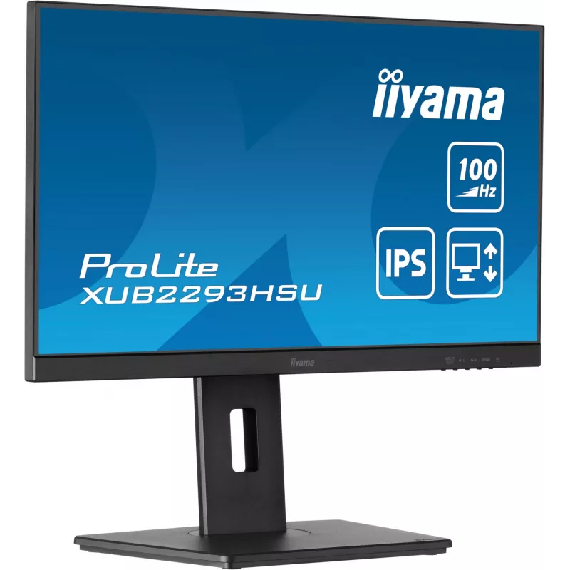 iiyama ProLite XUB2293HSU-B7 kompiuterio monitorius 54,6 cm (21,5 colio) 1920 x 1080 pikselių Full HD LED juodas