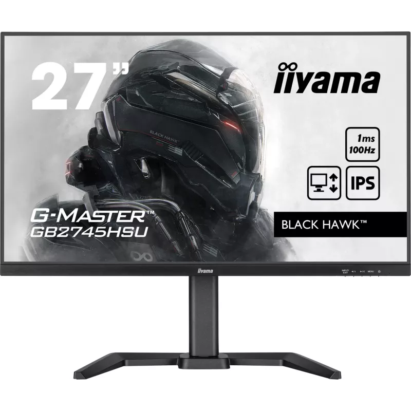 iiyama G-MASTER GB2745HSU-B2 kompiuterio monitorius 68.6 cm (27 col.) 1920 x 1080 pikselių Full HD LED juodas