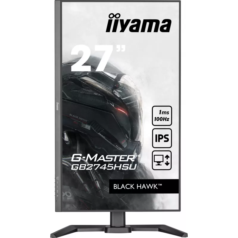 iiyama G-MASTER GB2745HSU-B2 kompiuterio monitorius 68.6 cm (27 col.) 1920 x 1080 pikselių Full HD LED juodas