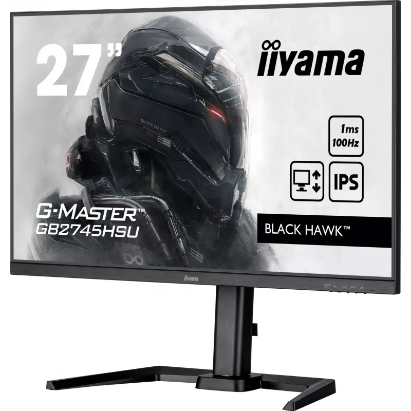iiyama G-MASTER GB2745HSU-B2 kompiuterio monitorius 68.6 cm (27 col.) 1920 x 1080 pikselių Full HD LED juodas