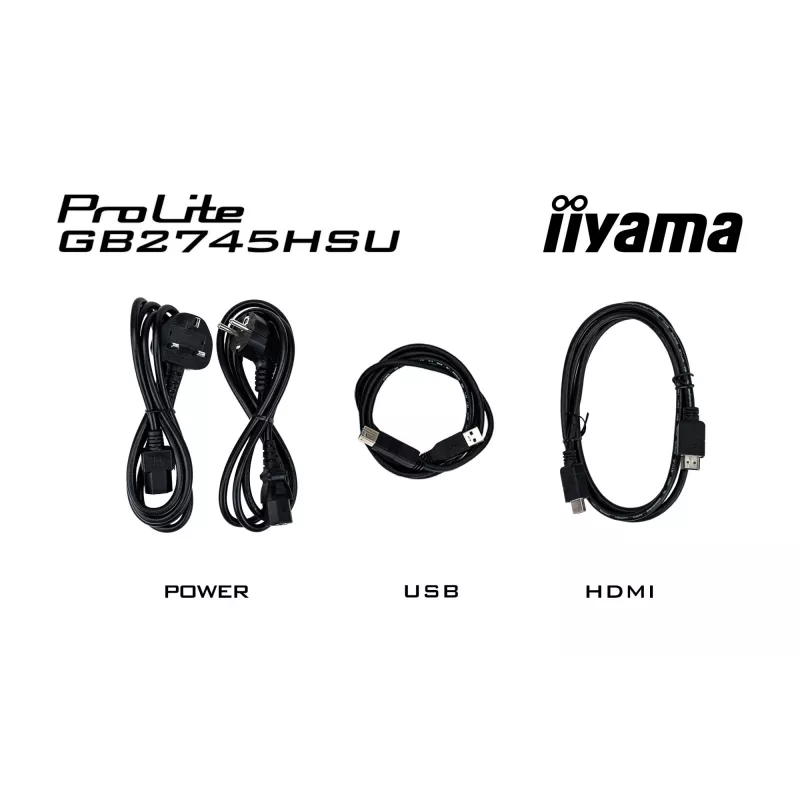 iiyama G-MASTER GB2745HSU-B2 kompiuterio monitorius 68.6 cm (27 col.) 1920 x 1080 pikselių Full HD LED juodas