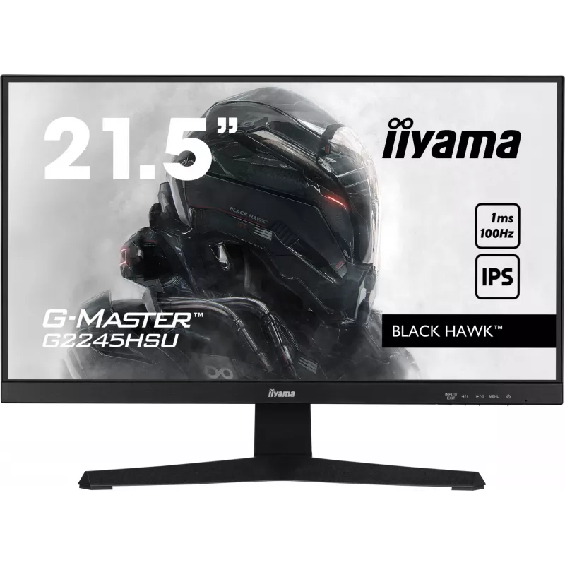 iiyama G-MASTER G2245HSU-B2 kompiuterio monitorius 54,6 cm (21,5 colio) 1920 x 1080 pikselių Full HD LED juodas