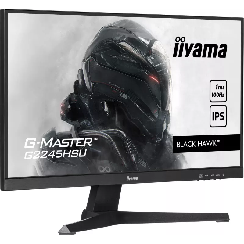 iiyama G-MASTER G2245HSU-B2 kompiuterio monitorius 54,6 cm (21,5 colio) 1920 x 1080 pikselių Full HD LED juodas