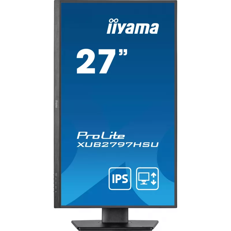 iiyama ProLite XUB2797HSU-B2 kompiuterio monitorius 68.6 cm (27 col.) 1920 x 1080 pikselių Full HD LED juodas