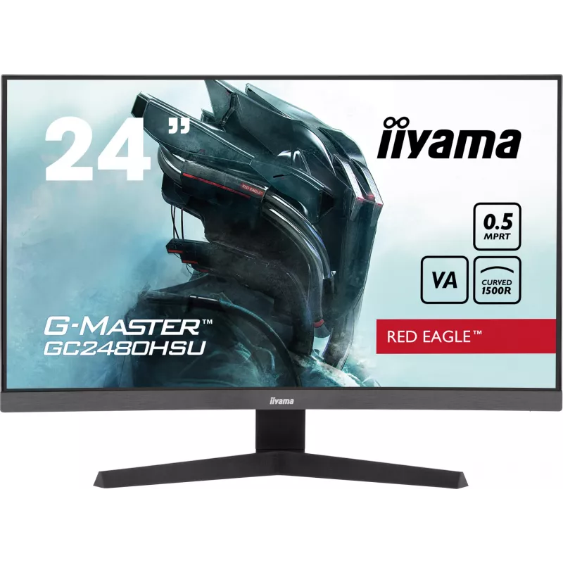 iiyama G-MASTER GC2480HSU-B1 kompiuterio monitorius 59,9 cm (23,6 colio) 1920 x 1080 pikselių Full HD LED juodas