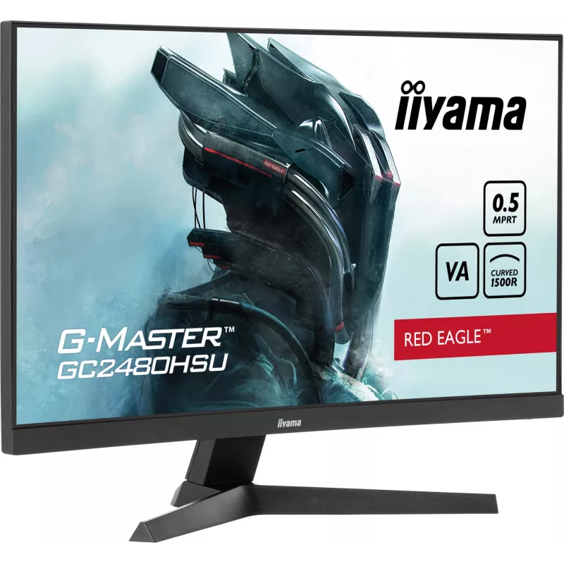 iiyama G-MASTER GC2480HSU-B1 kompiuterio monitorius 59,9 cm (23,6 colio) 1920 x 1080 pikselių Full HD LED juodas