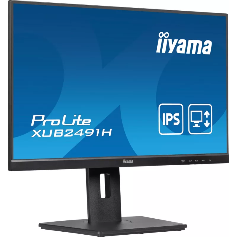 iiyama ProLite XUB2491H-B1 kompiuterio monitorius 60,5 cm (23,8 colio) 1920 x 1080 pikselių Full HD LED juodas