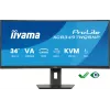 iiyama ProLite XCB3497WQSNP-B1 kompiuterio monitorius 86,4 cm (34 colių) 3440 x 1440 pikselių „UltraWide Quad HD“ LED juodas