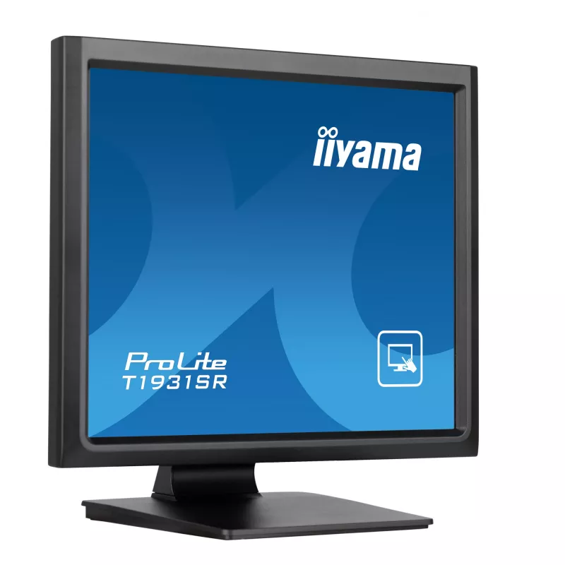 iiyama ProLite T1931SR-B1S kompiuterio monitorius 48,3 cm (19 colių) 1280 x 1024 pikselių SXGA LCD lietimui jautrus ekranas Juoda