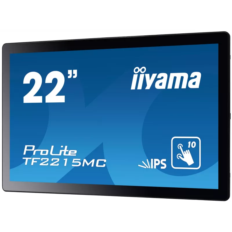 iiyama ProLite TF2215MC-B2 kompiuterio monitorius 54,6 cm (21,5 colio) 1920 x 1080 pikselių Full HD LED jutiklinis ekranas Multi-user Juoda