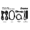 iiyama ProLite TF2215MC-B2 kompiuterio monitorius 54,6 cm (21,5 colio) 1920 x 1080 pikselių Full HD LED jutiklinis ekranas Multi-user Juoda
