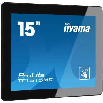 iiyama TF1515MC-B2 kompiuterio monitorius 38,1 cm (15 colių) 1024 x 768 pikselių XGA LED jutiklinis ekranas juodas