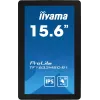 iiyama ProLite TF1633MSC-B1 kompiuterio monitorius 39,6 cm (15,6 colio) 1920 x 1080 pikselių Full HD jutiklinis ekranas juodas