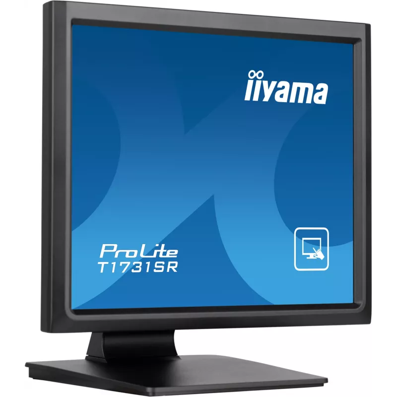 iiyama ProLite T1731SR-B1S kompiuterio monitorius 43,2 cm (17 colių) 1280 x 1024 pikseliai SXGA LCD liečiamasis ekranas Juoda