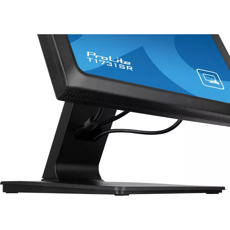 iiyama ProLite T1731SR-B1S kompiuterio monitorius 43,2 cm (17 colių) 1280 x 1024 pikseliai SXGA LCD liečiamasis ekranas Juoda